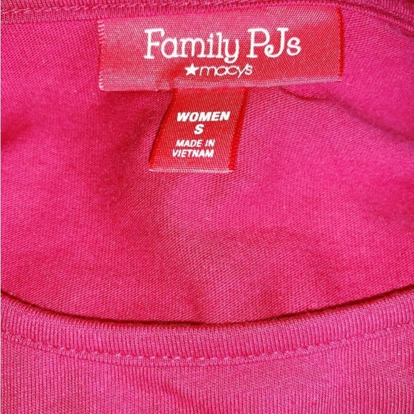 NWT Macy's “Family PJ’s” - Ho Ho Ho & Christmas Ornaments Pajamas Set - Picture 2 of 4